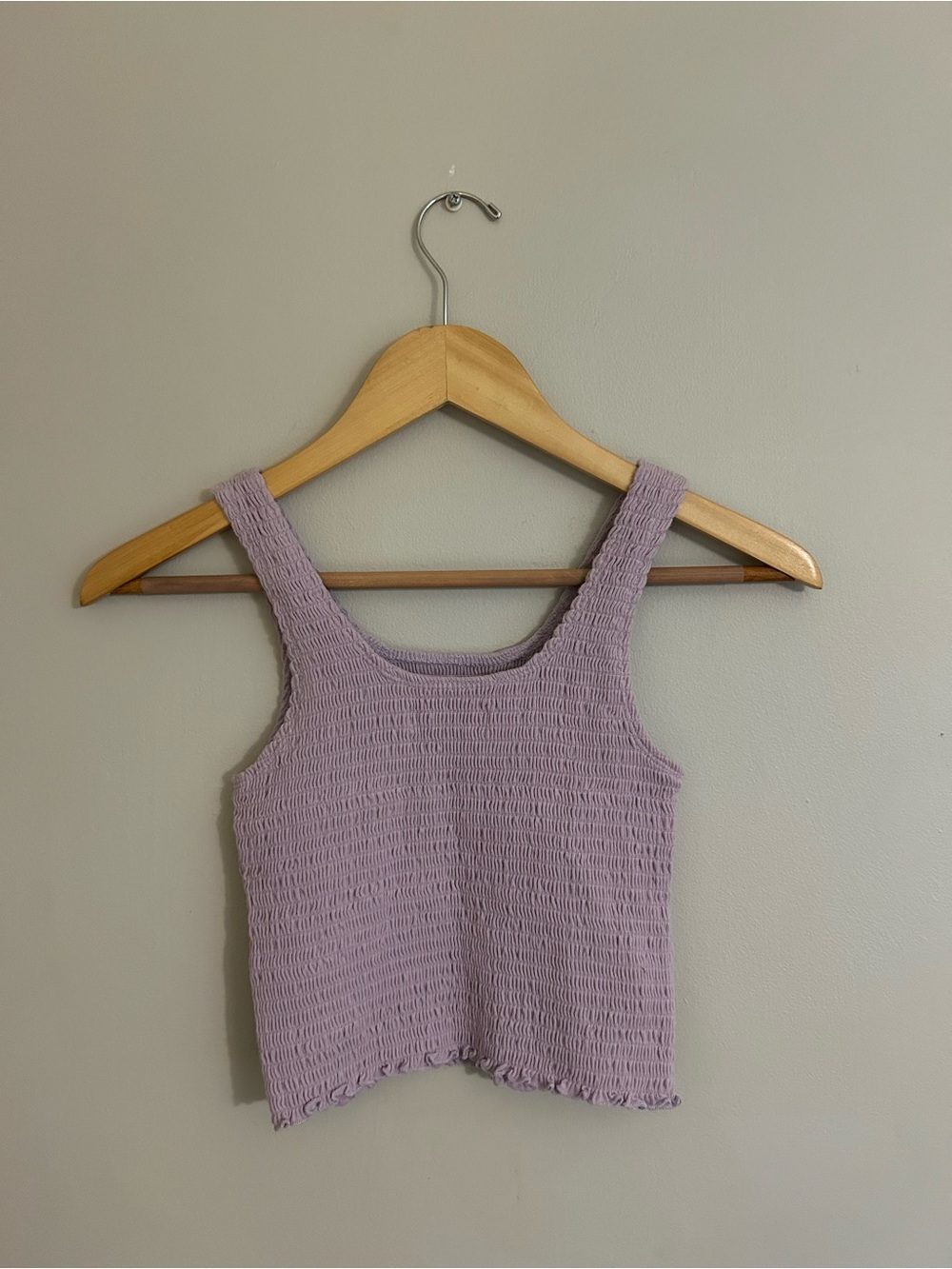 Hollister Lavender Smocked Tank